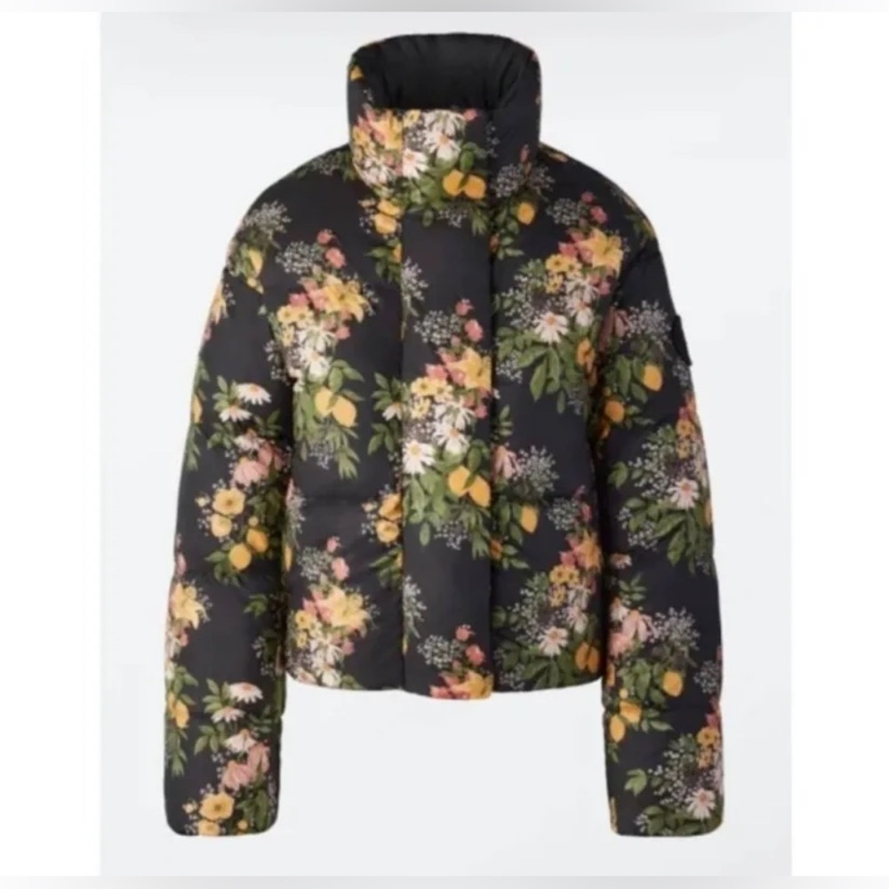 NWT Canada Goose Reformation Lorita Reversable Floral Puffer Jacket